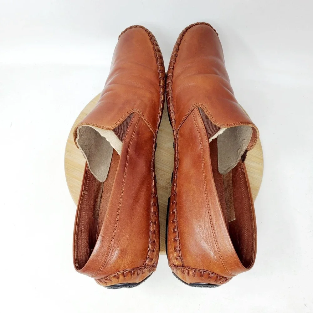 Pikolinos Jerez Loafer Mens 45 Brown Business Casual Slip On Minimalist Shoes